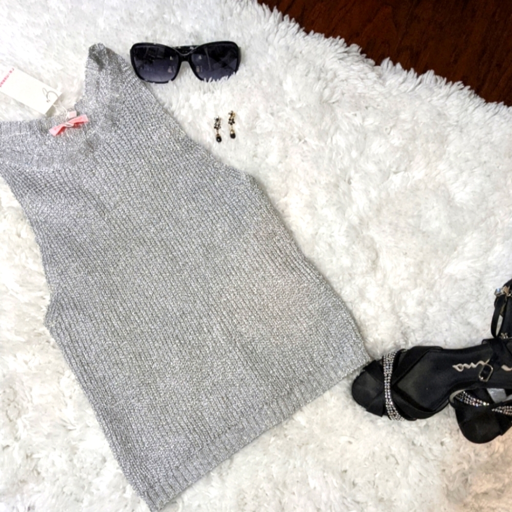 Shimmery Crop Top